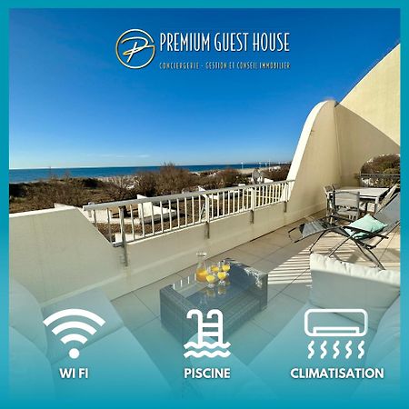 Pgh N5-25M De La Plage, Vue Mer, Piscine, Parking La Grande Motte Exterior photo