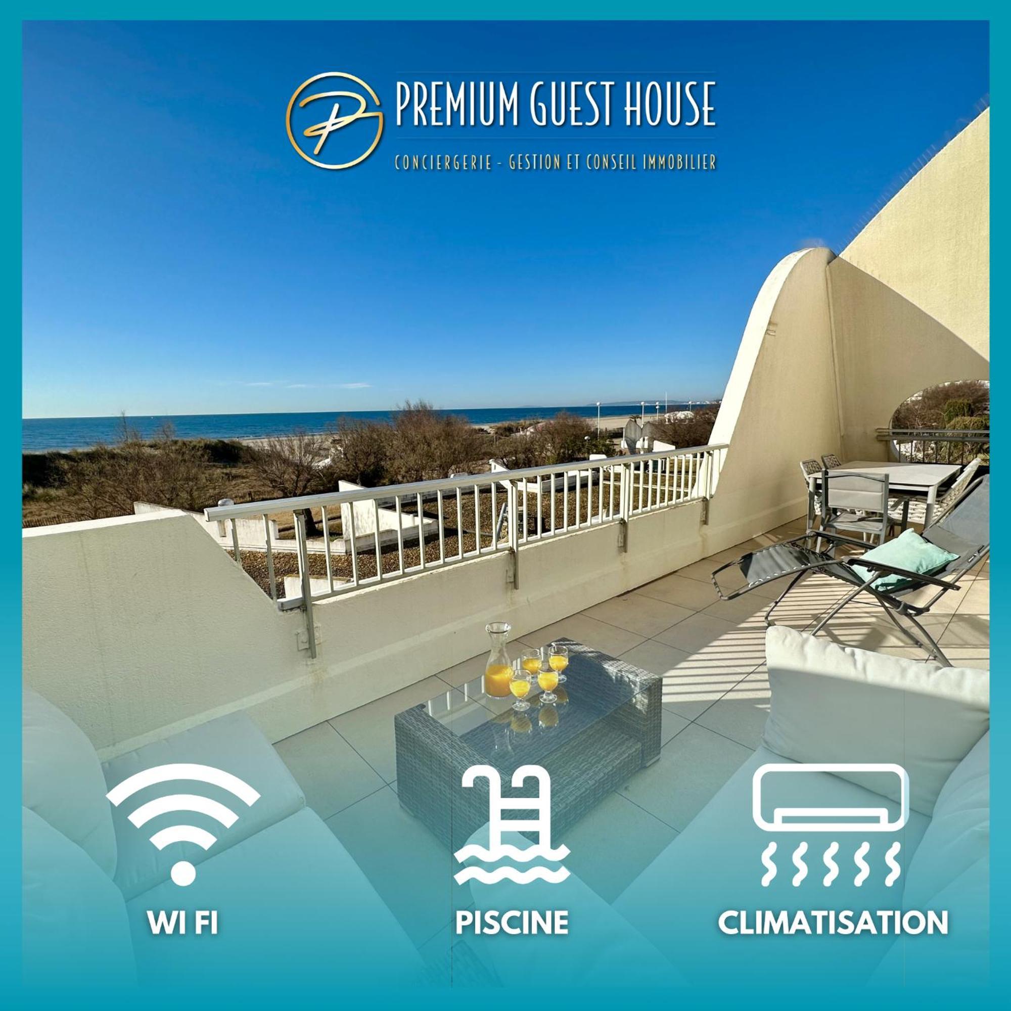 Pgh N5-25M De La Plage, Vue Mer, Piscine, Parking La Grande Motte Exterior photo